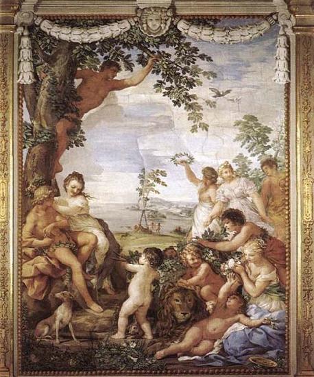 Pietro da Cortona The Golden Age oil painting image